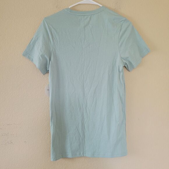 PACT 100% Organic Cotton Green Softspun Tee Tunic Size Xsmall Short Sleeve Nwt - Picture 7 of 7